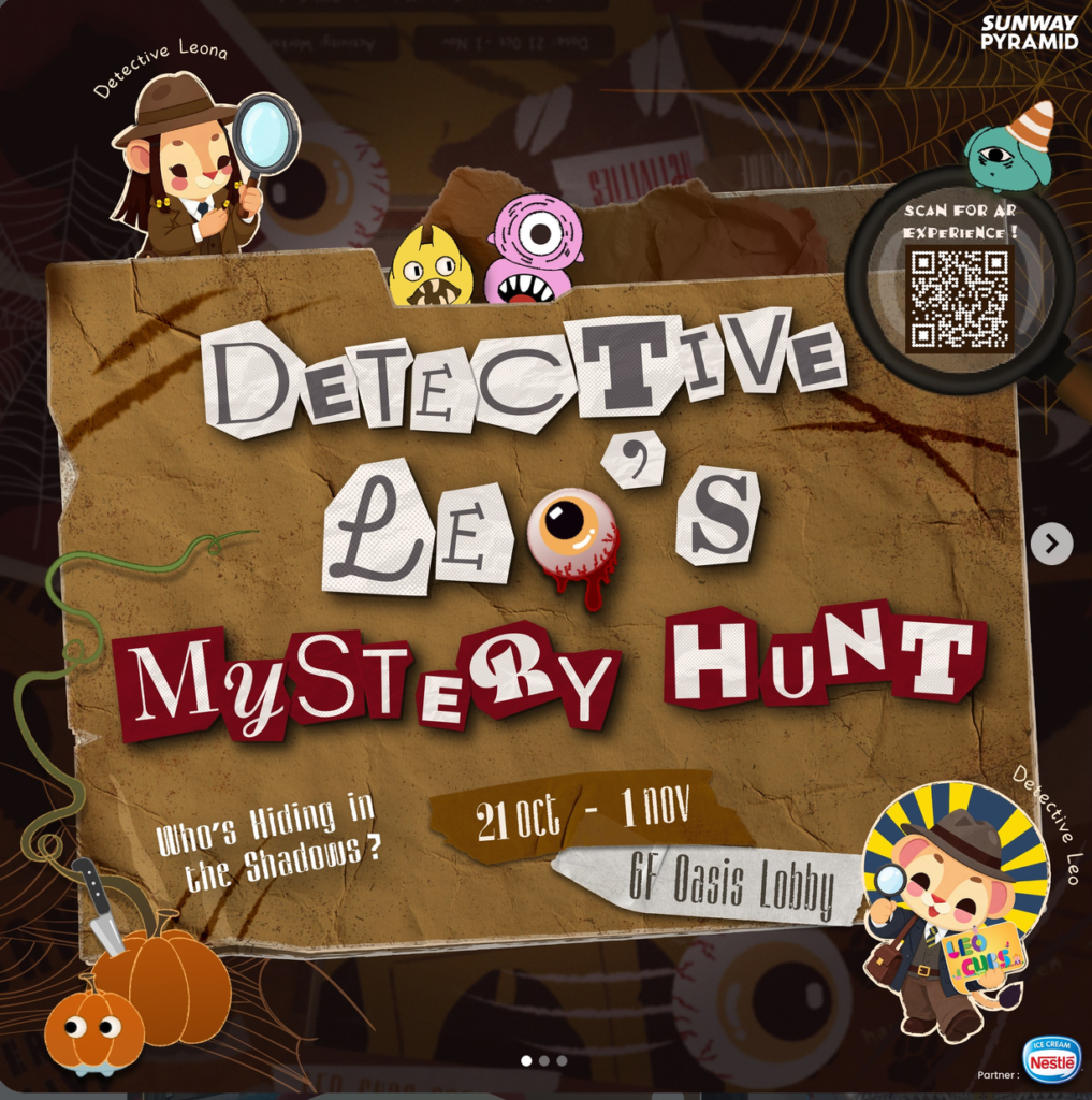 Detective Leo Mystery Hunt and Trick or Treat Parade at Sunway Pyramid