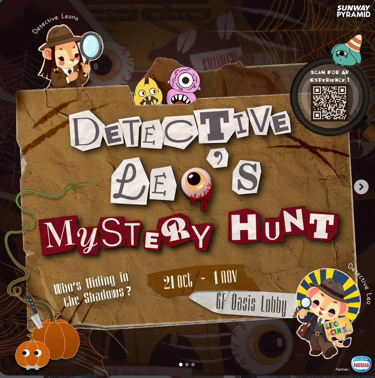 Detective Leo Mystery Hunt and Trick or Treat Parade at Sunway Pyramid